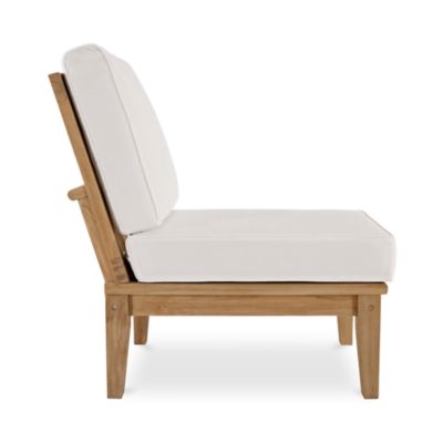 Marina Armless Outdoor Patio Teak Sofa