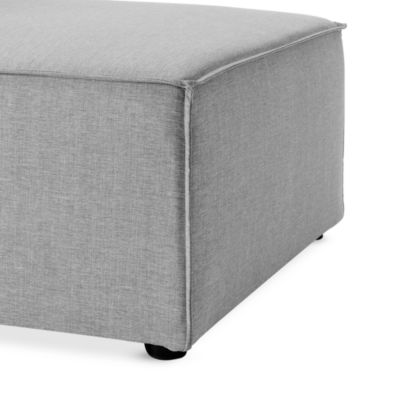 Saybrook Outdoor Patio Upholstered Sectional Sofa Armless Chair