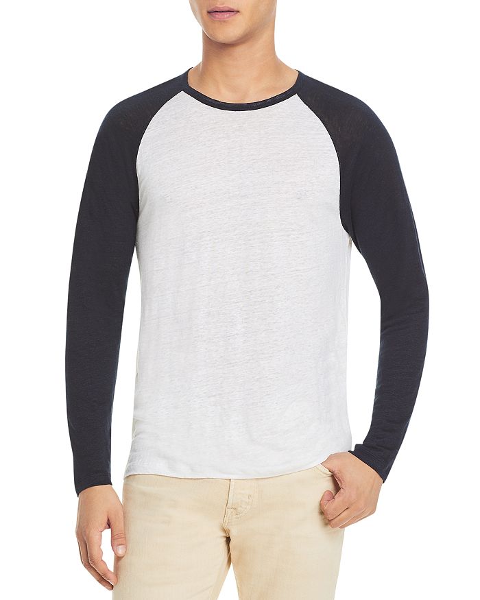 Vince Long Sleeve Baseball Tee Bloomingdale's