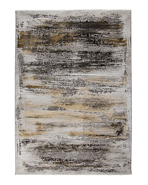 Luxacor Romio Rom-03 Area Rug, 9' X 12' In Silver/gold