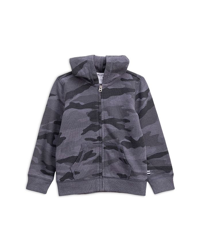 Shop Splendid Boys' Camouflage Print French Terry Hoodie - Little Kid In Blue Camo