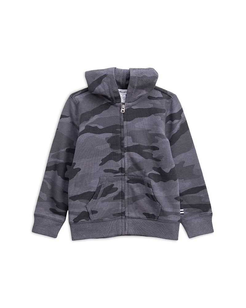 Splendid Boys' Camouflage Print French Terry Hoodie - Little Kid In Blue Camo