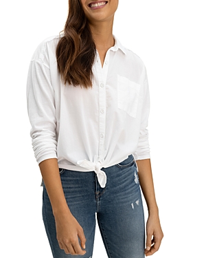 Shop Splendid Paige Shirt In White