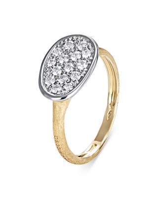Marco Bicego 18K Yellow & White Gold Lunaria Diamond Ring