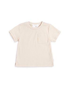 Petit Lem Firsts By  Boys' Ribbed Pocket Tee - Baby In Beige