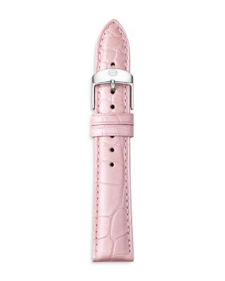 Michele Seasonal Strap Collection Light Pink Alligator, 16mm