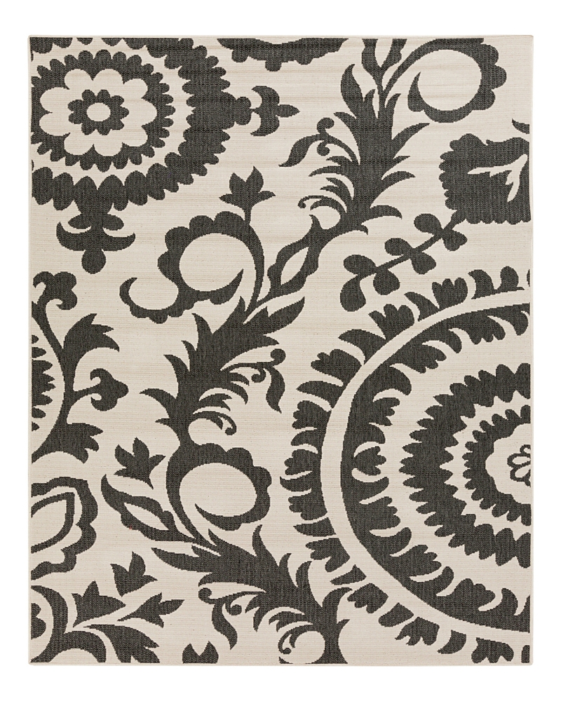 Surya Alfresco Alf D Area Rug, 2'5 X 4'5 In Black