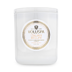 Voluspa Italian Bellini Candle In White