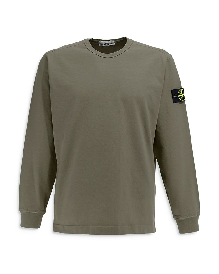 Stone Island Crewneck Sweatshirt In Olive
