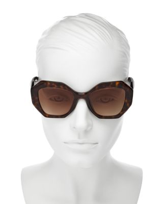 prada 56mm geometric sunglasses