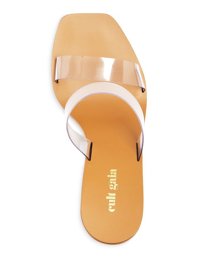 Shop Cult Gaia Women's Meta High Heel Slide Sandals In Gold