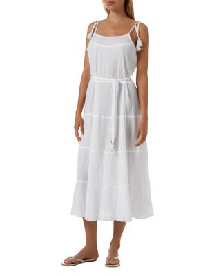 gauze cover up dress