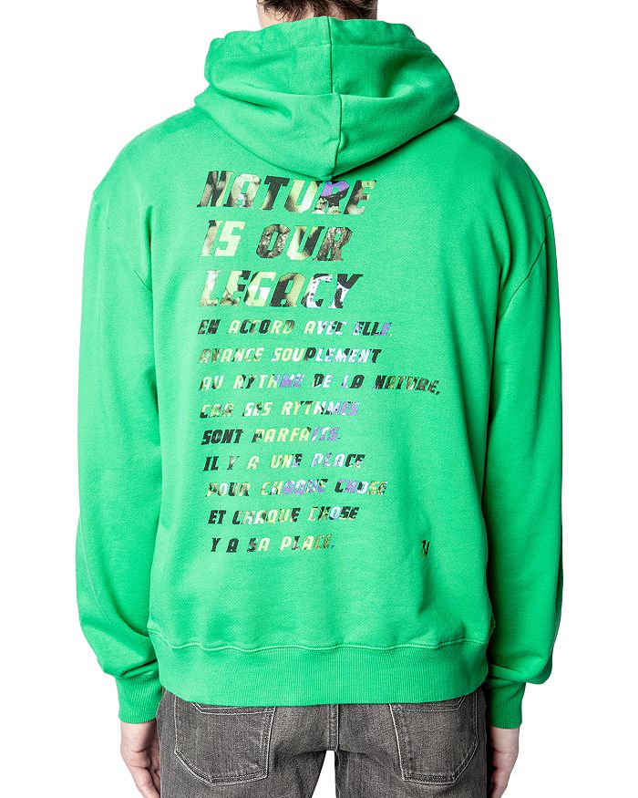 Zadig & Voltaire Nature Is Our Legacy Hoodie In Green | ModeSens