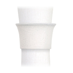 Shop L'objet Terra Flare Napkin Ring, Set Of 4 In White