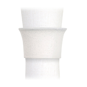 L'objet Terra Flare Napkin Rings, Set Of 4 In White