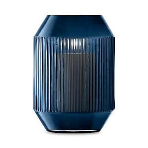 Shop Lsa -international Rotunda Lantern/vase In Blue