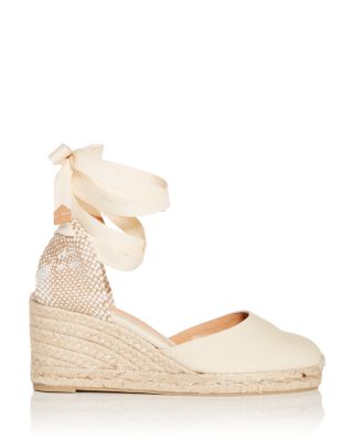 cream espadrille sandals