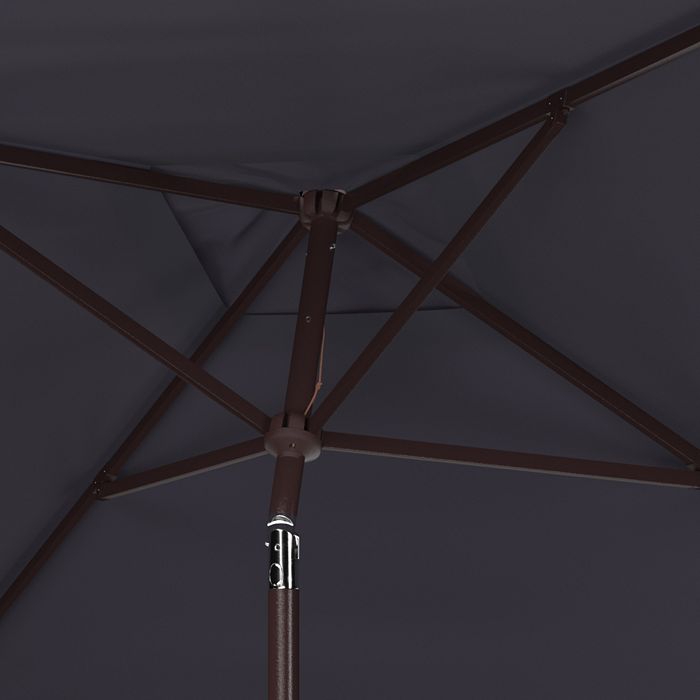 Shop Safavieh Athens Square Umbrella In Navy/white