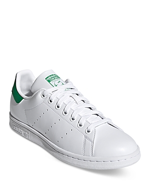Adidas Originals Stan Smith W Basic Womens Synthetic Trainers Athletic And Training Shoes In White/green
