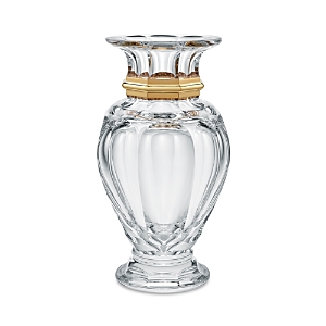 Shop Baccarat Harcourt Baluster Vase, Gold
