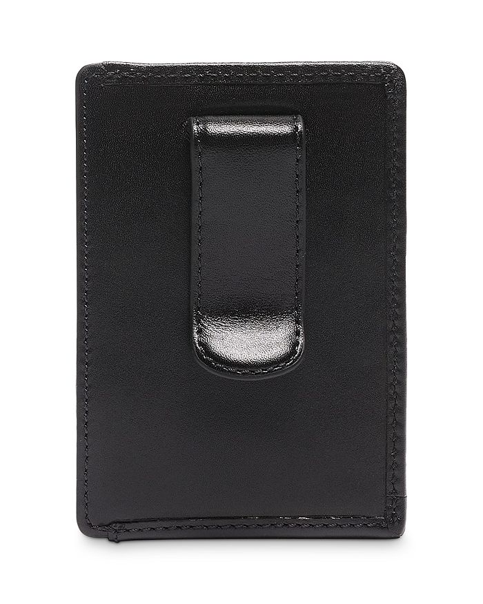 Shop Tumi Money Clip Card Case In Black