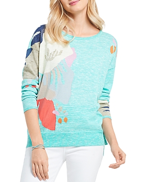 Nic+Zoe Petal Burst Sweater