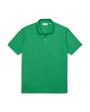 Lacoste Classic Cotton Pique Fashion Polo Shirt In Bright Green