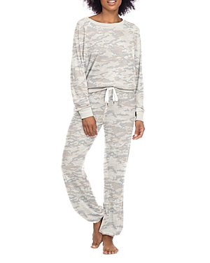 Honeydew Star Seeker Printed Pajama Set In Macrame Camo