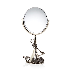 Michael Aram Black Orchid Vanity Mirror In Silver