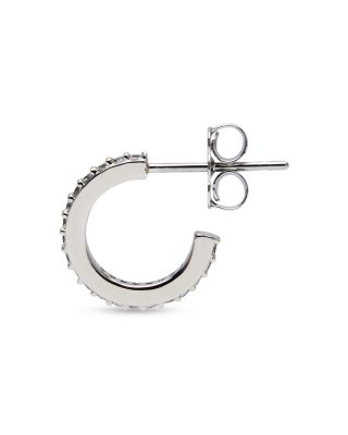 Pav&amp;eacute; Hoop Earrings