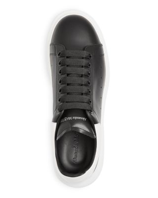 Men&#39;s Oversized Leather Heel Detail Sneakers