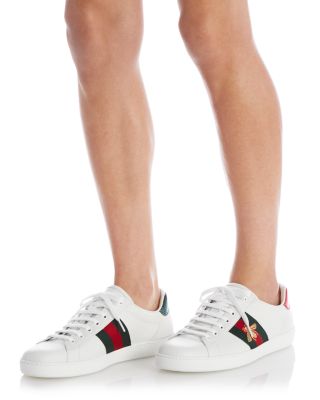 gucci tennis shoes mens white