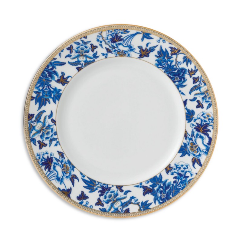 Wedgwood Hibiscus Accent Dinner Plate in Blue