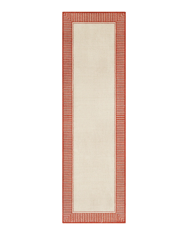 Surya Alfresco Alf-n Runner Area Rug, 2'5 X 11'10 In Burnt Orange