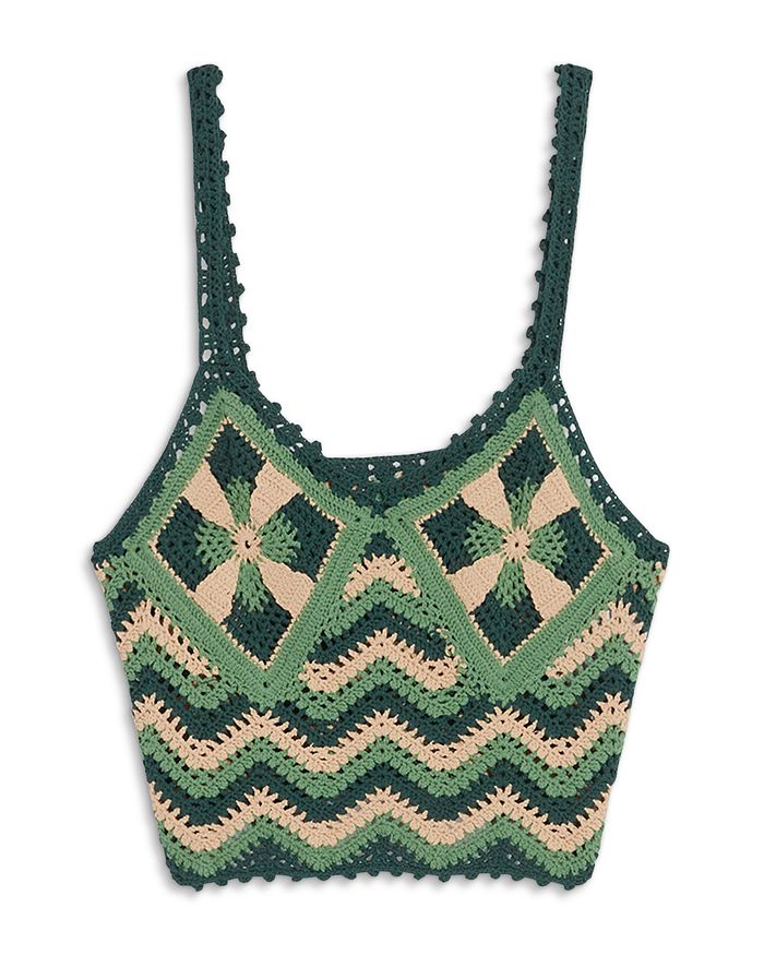 Sandro Francine Crocheted Crop Top | Bloomingdale's