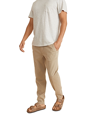 Shop Marine Layer Saturday Slim Fit Jogger Pants - 100% Exclusive In Faded Khaki