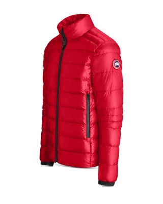 canada goose red down jacket
