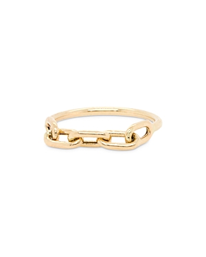 ZOË CHICCO 14K YELLOW GOLD CHAIN RING,LSLR 1 14K
