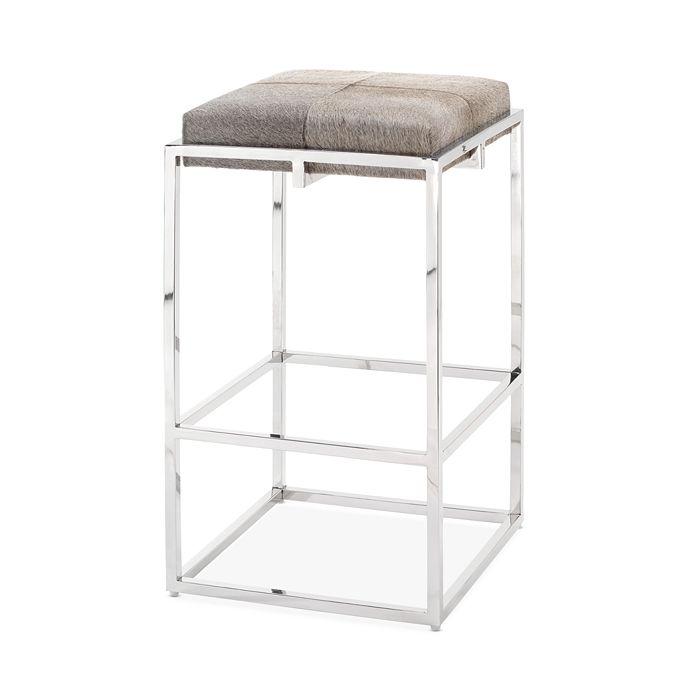 Jamie Young Shelby Bar Stool In Gray