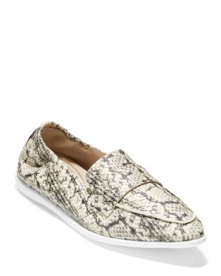 cole haan snakeskin loafers