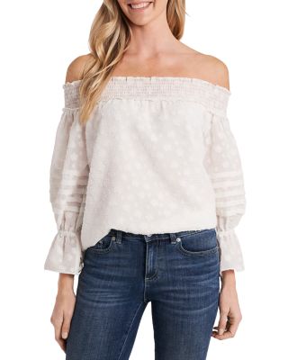 cece square neck blouse