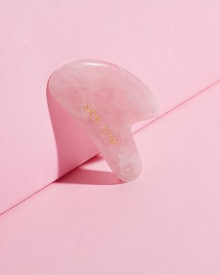 Rose Quartz Crystal Sculpty Heart Gua Sha Tool