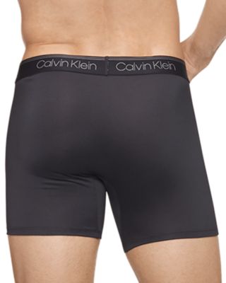 Microfiber Stretch Wicking Boxer Briefs, Pack of 3