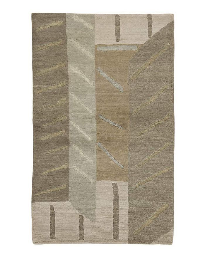 Tufenkian Artisan Carpets Modern 905 Area Rug, 5'6 X 8'6 In Limestone