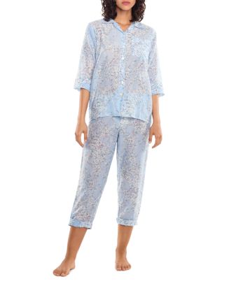 Papinelle Cherry Blossom Print Pajama Set | Bloomingdale's