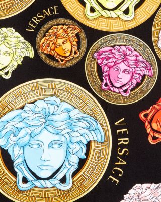 Versace Medusa Medallion Print Silk Scarf | Bloomingdale's Men