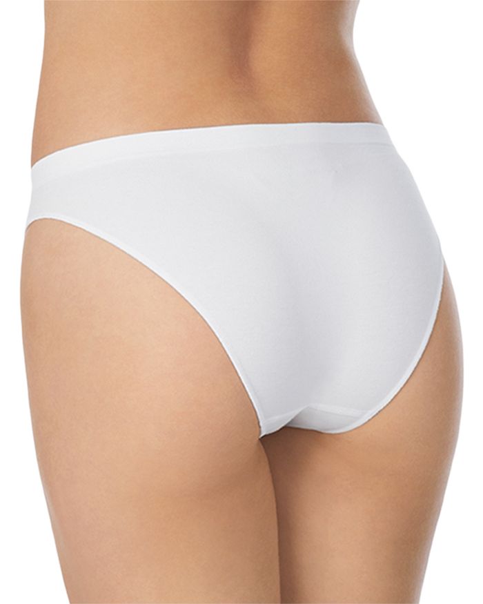 Shop On Gossamer Cabana Cotton Blend Seamless Bikini Panty In White