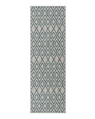 Jill Zarin Jill Zarin Outdoor Turks and Caicos Runner Area Rug, 2' x 6'