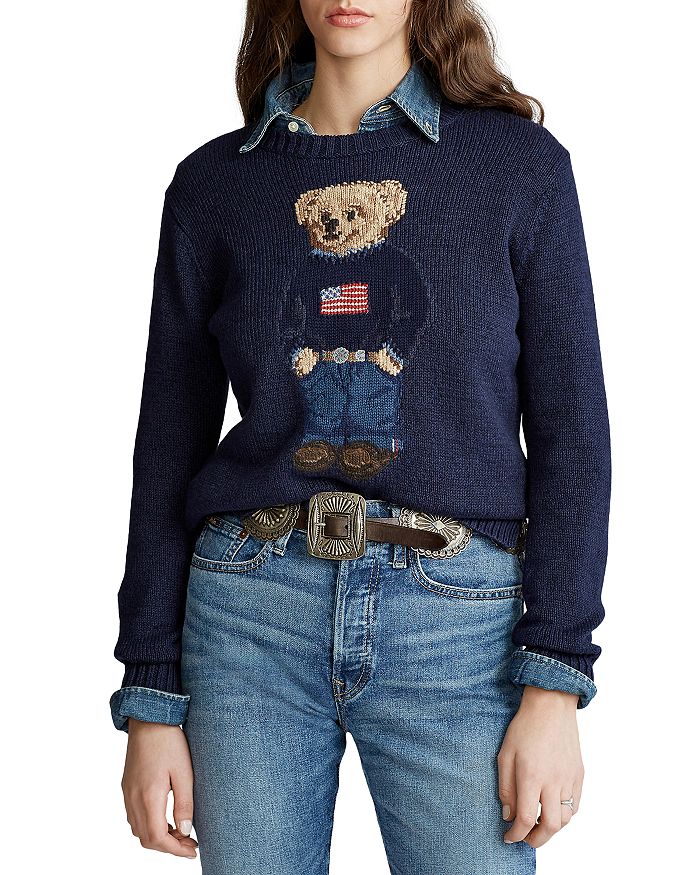 Total 118+ imagen polo ralph lauren bear sweater women’s