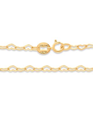 Heart Link Chain Bracelet - Exclusive